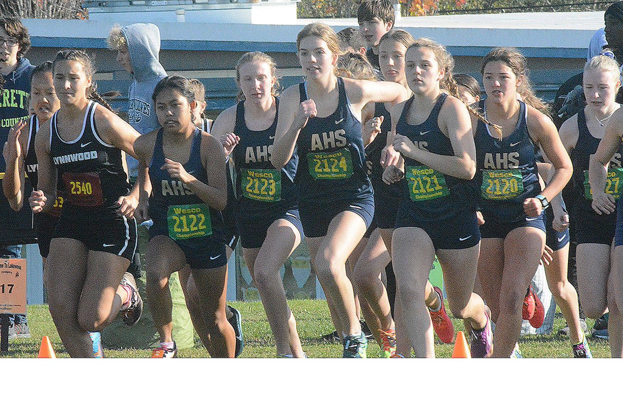 Charger 5th but Arlington girls 2nd in Wesco Championships