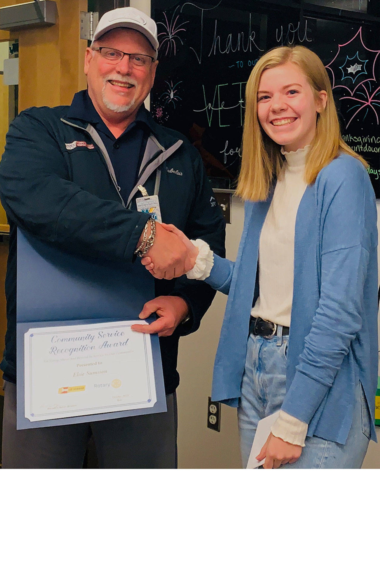 MG student wins Community Service award