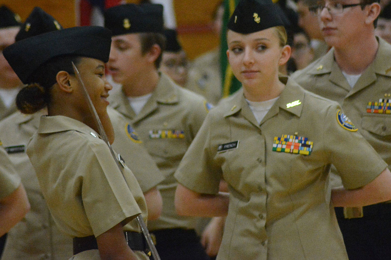 Attention on NJROTC as 23 get perfect scores at inspection	(slide show)